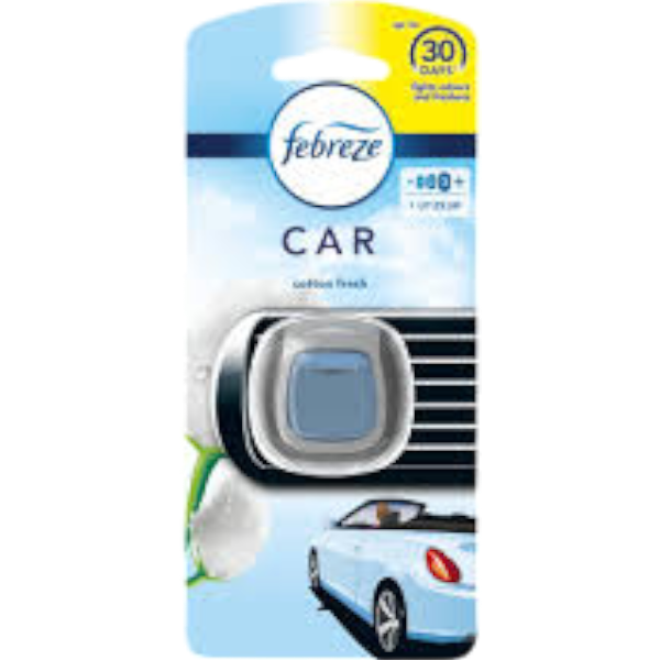 Febreze Car Clip Airfreshener 2Ml Cotton Fresh
