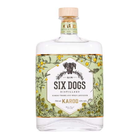 Six Dogs Gin Karoo Thorn And Wild Lavender 750Ml