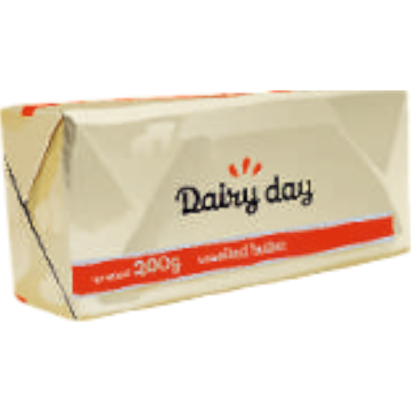 Dairy Day Unsalted Butter 200G
