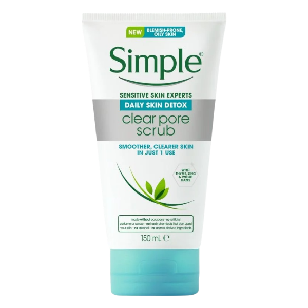 Simple Facial Scrub Clear Pore 150Ml