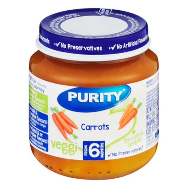 Purity Baby Food Carrots 125Ml