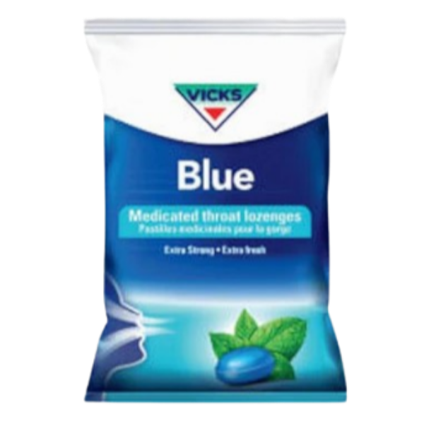 Vick's Blue Throat Lozenges 90G