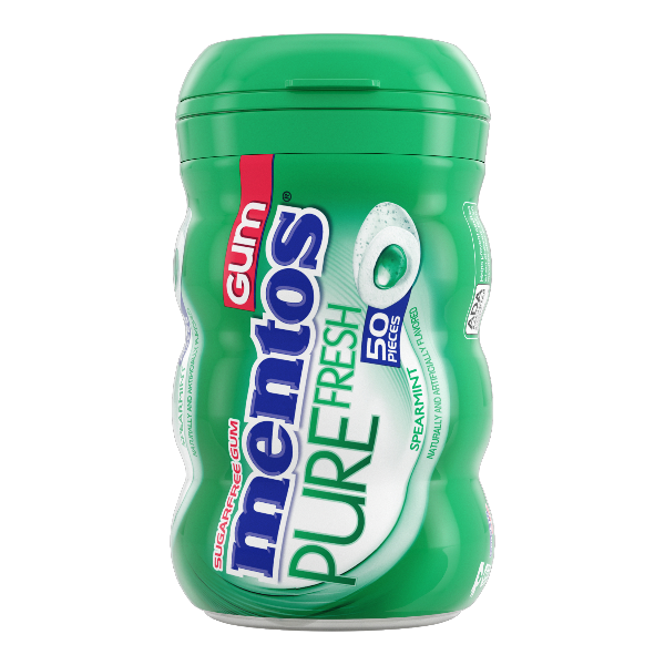 Mentos Pure Fresh Gum Spearmint 50Un