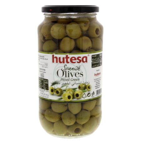 Hutesa Pitted Green Olives 350G