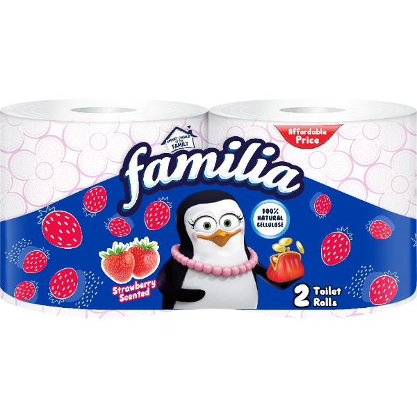 Familia Tissue Classic Strawberry 2 Rolls