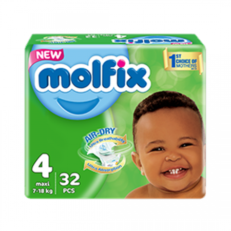 Molfix 4 Maxi 7-18Kg 32Un