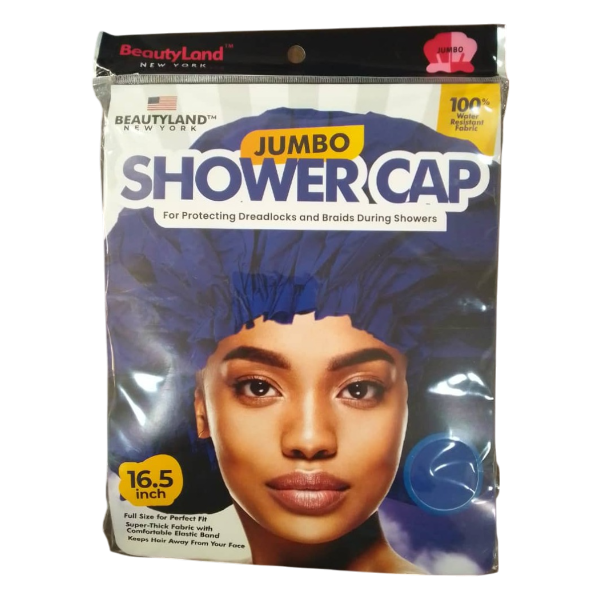 Beautyland Jumbo Shower Cap Royal Blue Color 16.5 Inch