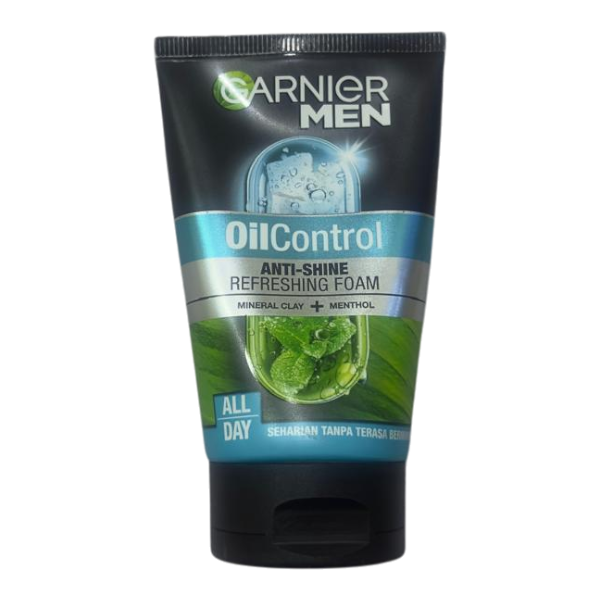 Garnier Men Oil Control Facial Foam 100Ml