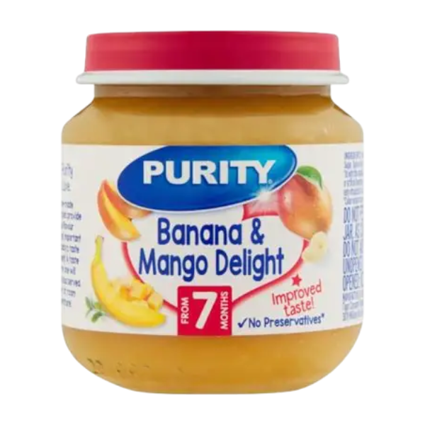 Purity Baby Food Banana & Mango 125Lml