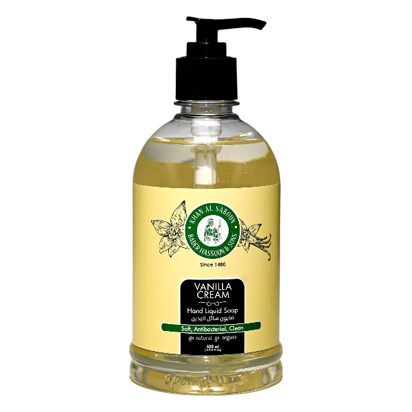 Khan Al Saboun Vanilla Cream Hand Liquid Soap 500Ml