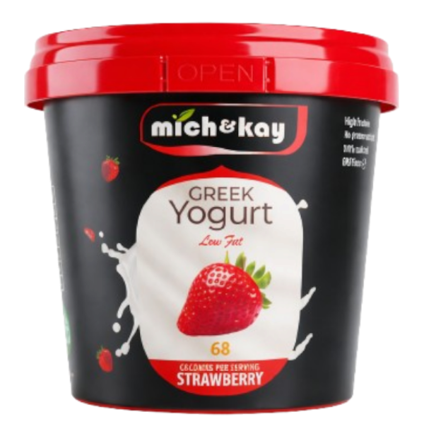Mich & Kay Greek Yoghurt Strawberry 400Ml