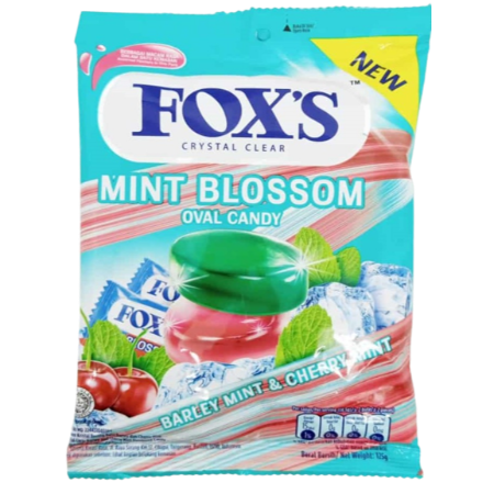 Fox's Sweets Crystal Mint Blossom 125G