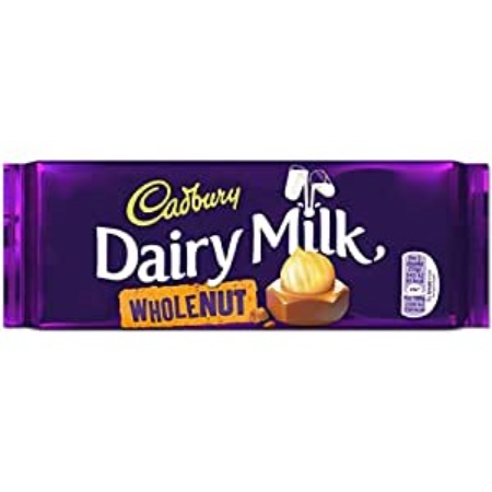 Cadbury Dairy Milk Whole Nut 120G