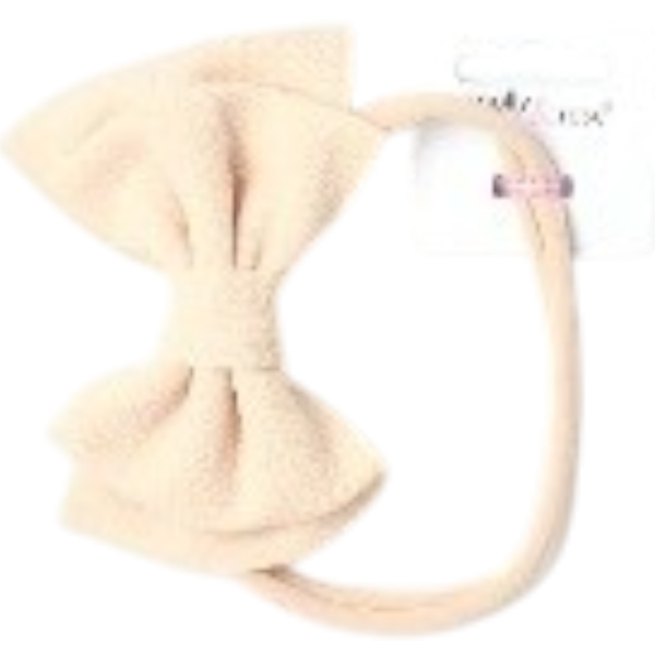 Fs Headband Bow Cream