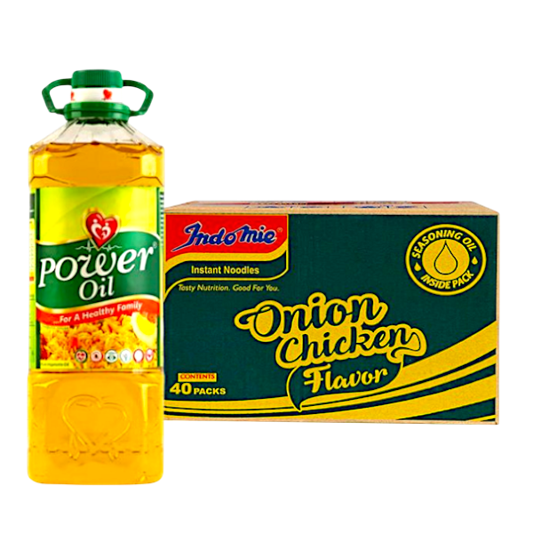 Power Oil 1.4L + Indomie Onion 40Un