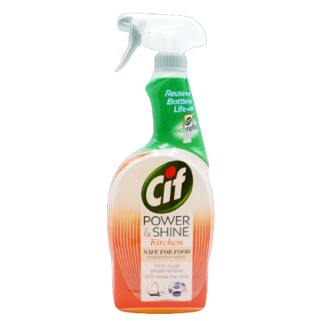 Cif Cleanboost Power & Shine Kitchen Spray 700Ml