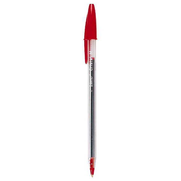 Bic Cristal Ballpoint Pen Red