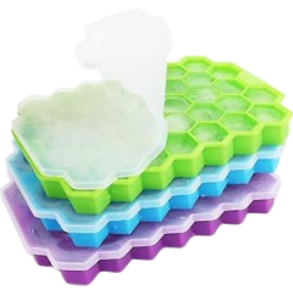 Multicolor Silicone Ice Cube Tray