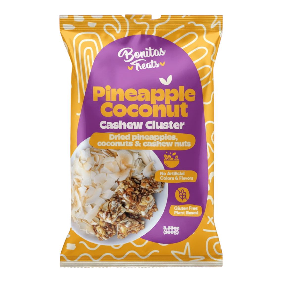 Bonita’s Treats Coconut Cashew Pineapple Mix 300G