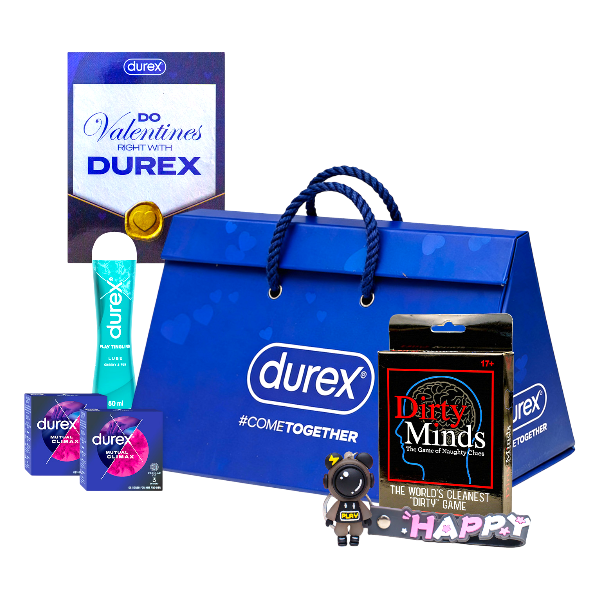 Durex Love Box With Free Dirty Minds Card For Couples And A Keyholder