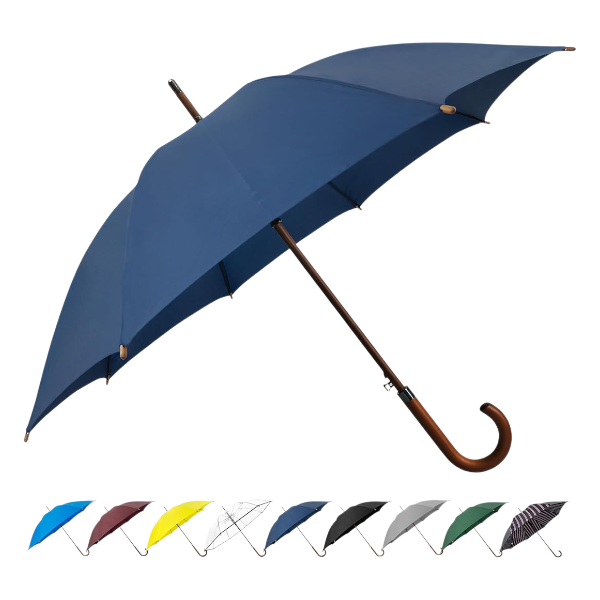 Classic J Handle (Multi-Color) Umbrella
