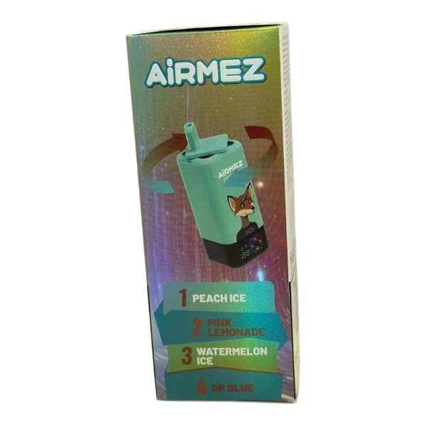 Airmez Vape Peach Ice, Pink Lemonade, Watermelon Ice, Dr Blue 120000 Puff