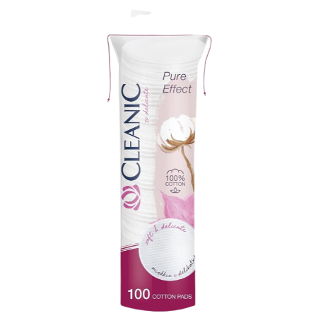 Cleanic Pure Effect Cosmetic Pads 100Un