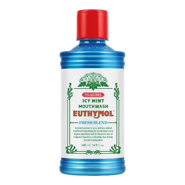 Euthymol Mouth Wash Icy Mint 500Ml