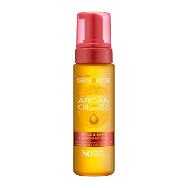 Crème Of Nature Foaming Mousse Shine & Style 207Ml