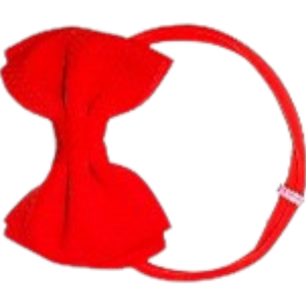 Fs Headband Bow Red