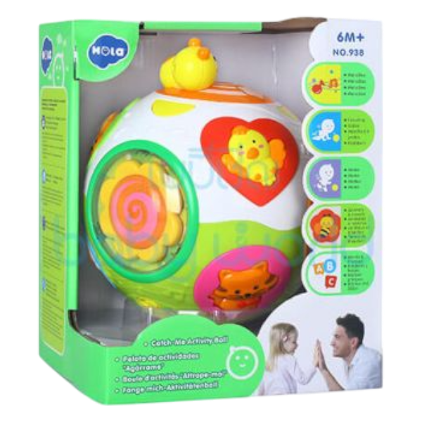 Catch-Me Activity Ball With Music/Light/Rotation