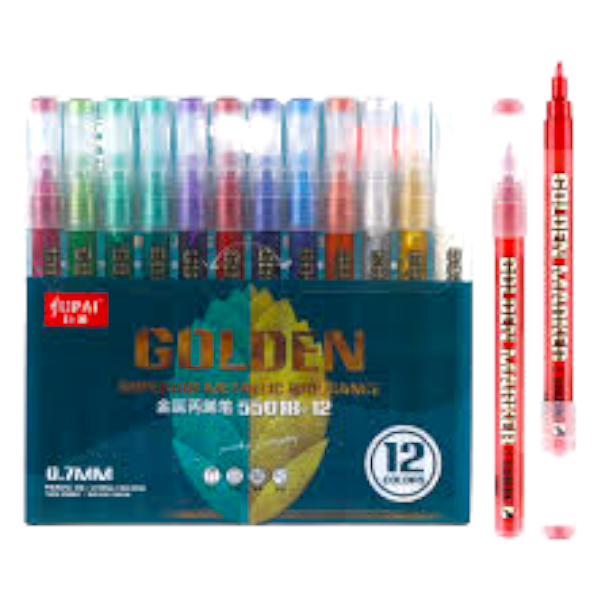 Jupai Golden Marker 12Colours-5501B