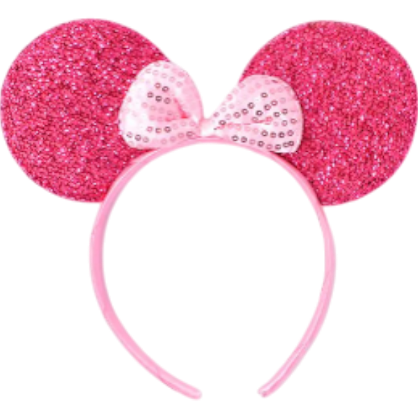 Fs Aliceband Mickeymouse Fuchsia&Pink