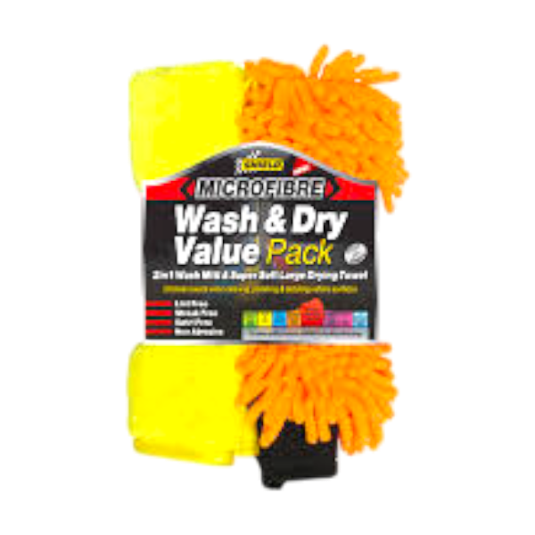 Shield Microfiber Wash & Dry Value Pack Std