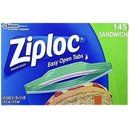 Ziploc Sandwich Bags 145Un