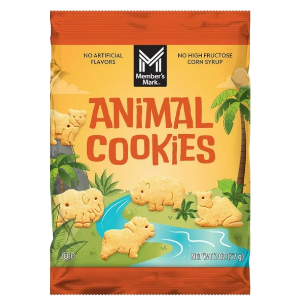 Member's Mark Animal Cookies 57G