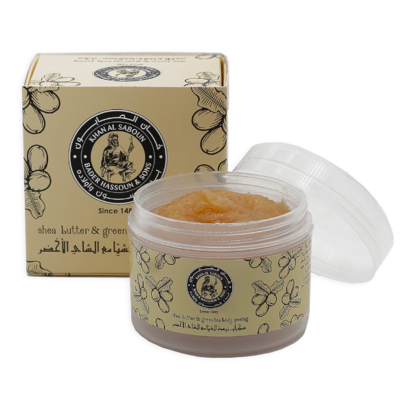 Khan Al Shea Butter With Green Tea Scrub 150Ml
