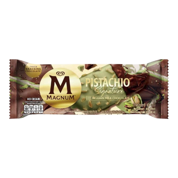 Magnum Pistachio Signature Belgian Milk Chocolate 80Ml