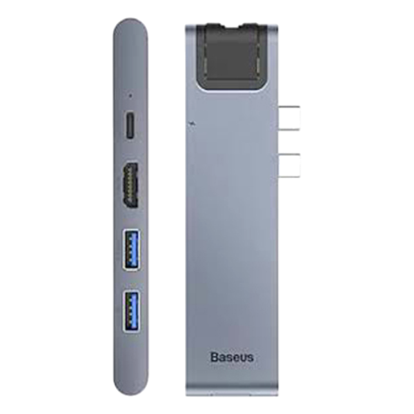 Baseus Thunderbolt C+Pro 7-In-1 Smart Hub Docking Station Hub Lan+Hdmi+Sd/Tf Card+Usb*2+ Type C Port