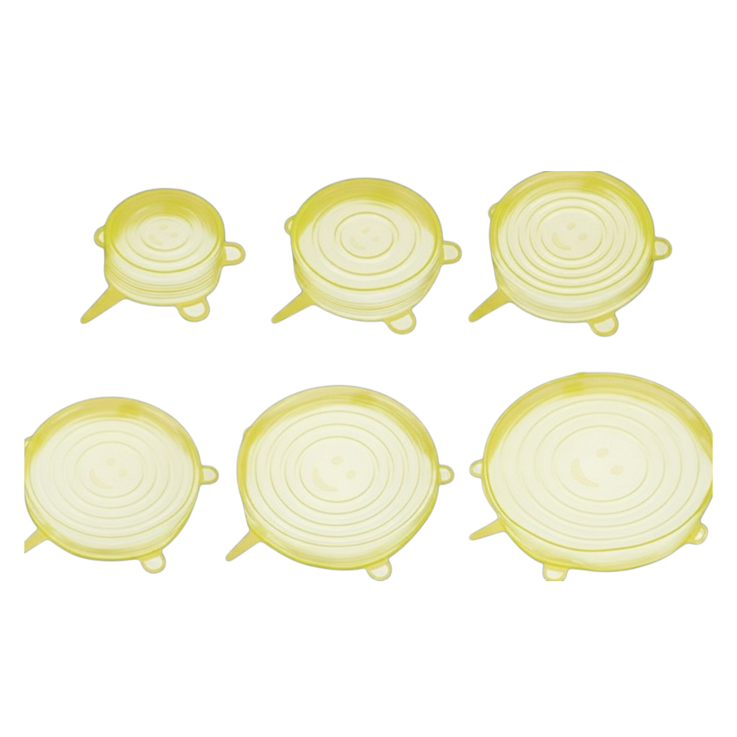Reusable Silicone Strecth Lids 6Un