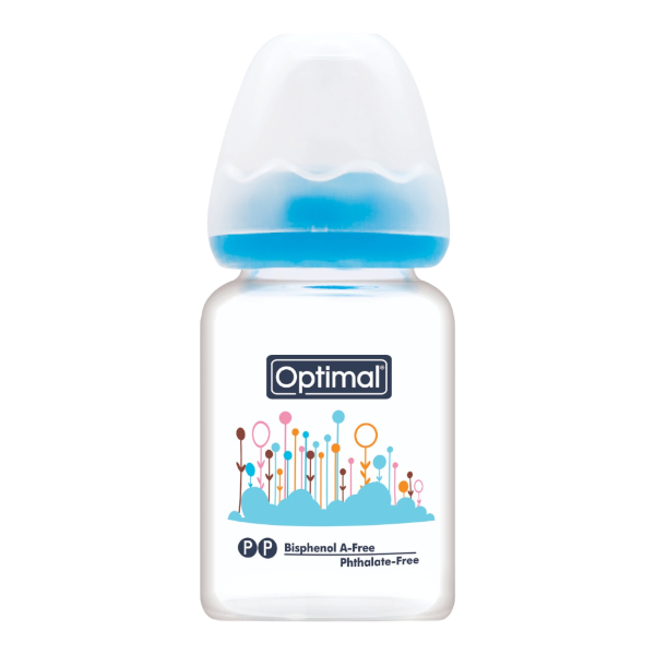 Optimal Glass Feeding Bottle (Blue) 60Ml-Opb-1078B