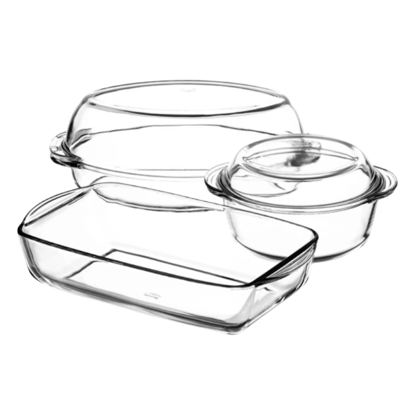 Pasabahce Borcam Ovenware Set Of 3