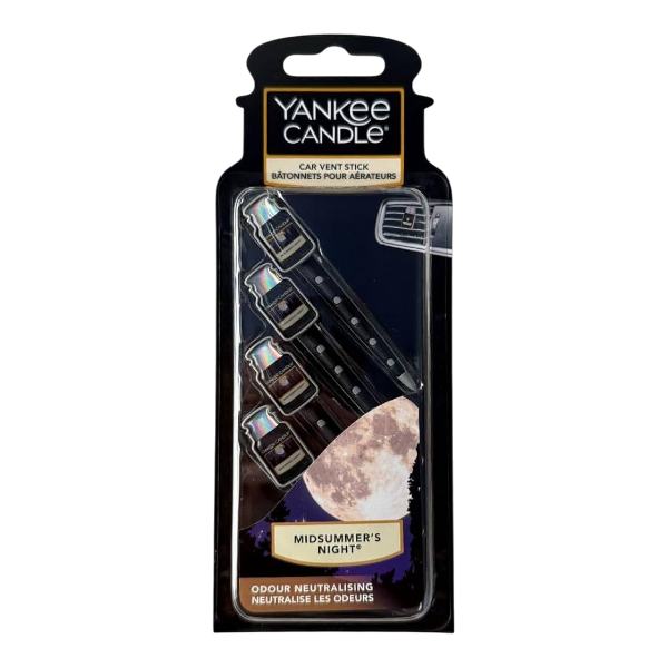 Yankee Midsummers Night Car Vent Sticks 4Un