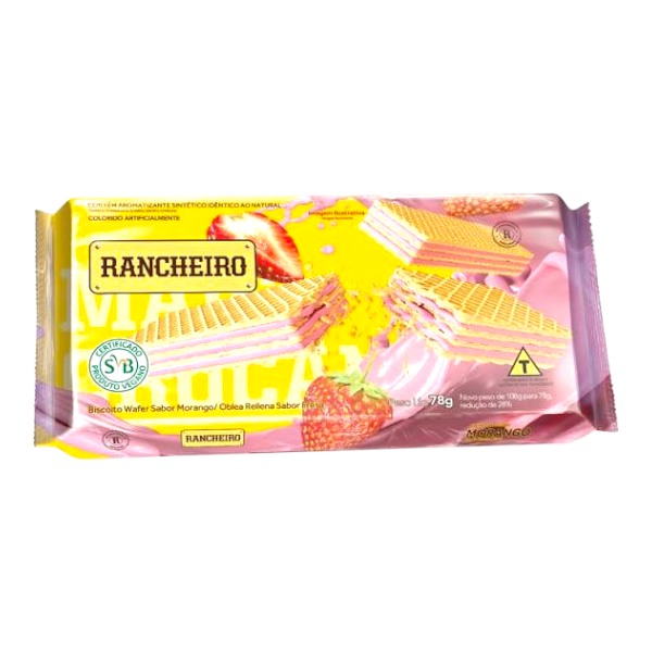 Rancheiro Strawberry Wafer Biscuit 78G