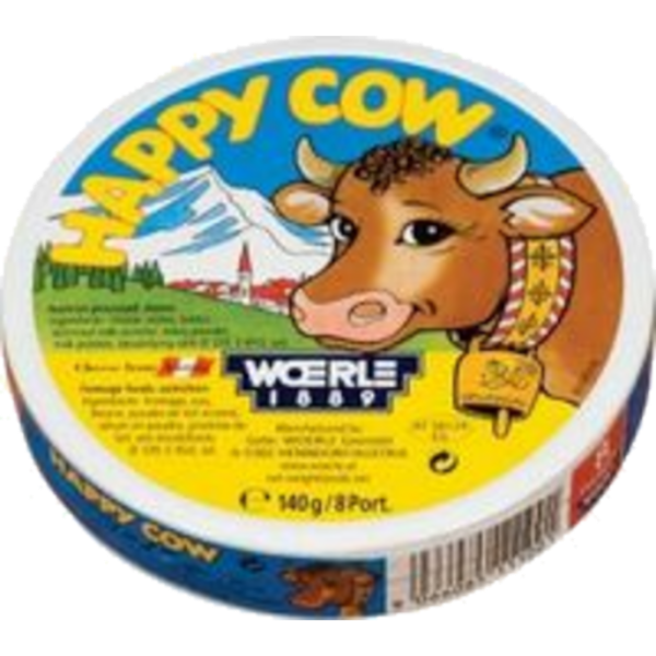 Happy Cow Cheese Triangles Portions 120G