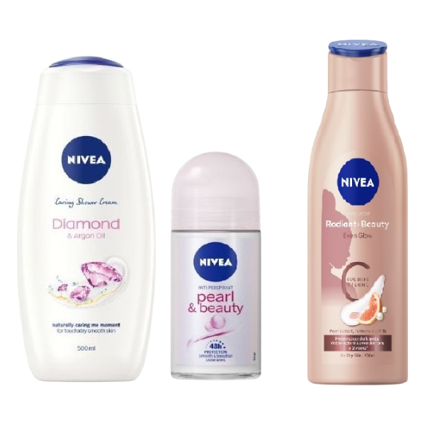 Nivea Diamond, Pearl And Even Glow Bundle