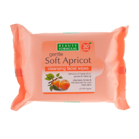 Beauty Formula Facial Wipes Apricot 30Un