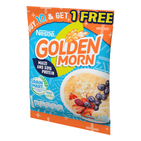 Golden Morn Grain Smart Maize & Soya 45G