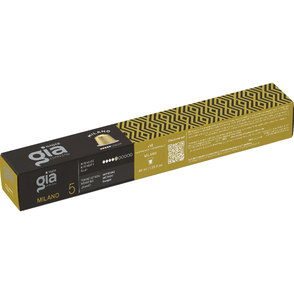Gia Coffee Capsules Milano 55G