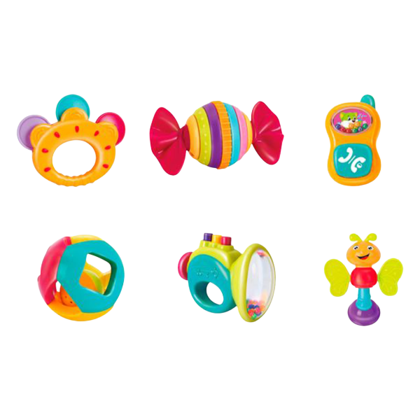 Rocking Rattles (6 Models Assorted/6 pcs In Box)